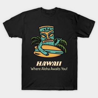 Hawaii State Aloha State T-Shirt